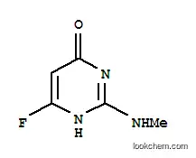 Molecular Structure of 313961-68-1 (6-FLUORO-2-(METHYLAMINO)-4(1H)-PYRIMIDINONE)