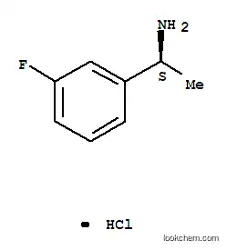 Molecular Structure of 321429-48-5 (Benzenemethanamine, 3-fluoro-a-methyl-,hydrochloride, (aS))