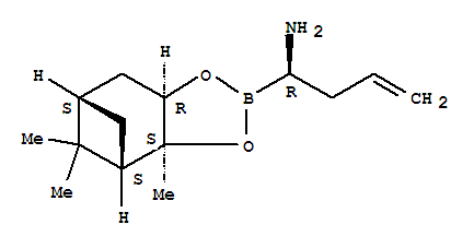 4,6-Methano-1,3,2-benzodioxaborole-2-methanamine,hexahydro-3a,5,5-trimethyl-a-2-propen-1-yl-, (aR,3aS,4S,6S,7aR)-