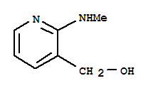 Molecular Structure of 32399-12-5 (3-Pyridinemethanol,2-(methylamino)-)