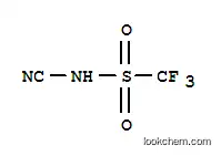 Molecular Structure of 325801-49-8 (Methanesulfonamide,  N-cyano-1,1,1-trifluoro-)