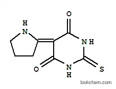 Molecular Structure of 325853-77-8 (4,6(1H,5H)-Pyrimidinedione, dihydro-5-(2-pyrrolidinylidene)-2-thioxo- (9CI))