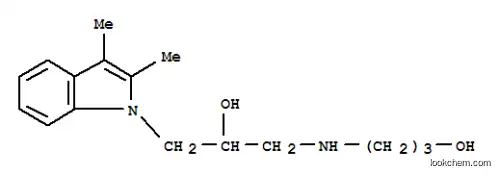 Molecular Structure of 326881-62-3 (3-[3-(2,3-DIMETHYL-INDOL-1-YL)-2-HYDROXY-PROPYLAMINO]-PROPAN-1-OL)