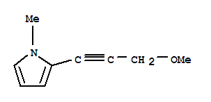 1H-Pyrrole,2-(3-methoxy-1-propynyl)-1-methyl-