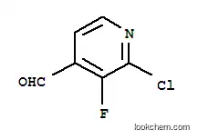 Molecular Structure of 329794-28-7 (2-CHLORO-3-FLUORO-4-FORMYLPYRIDINE)
