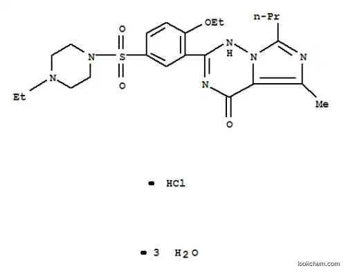 Molecular Structure of 330808-88-3 (VARDENAFILHYDROCHLORIDETRIHYDRATE(SUBJECTTOPATENTFREE))