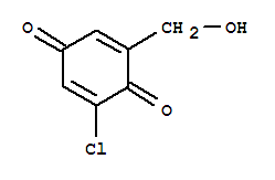 2,5-CYCLOHEXADIENE-1,4-DIONE,2-CHLORO-6-(HYDROXYMETHYL)-