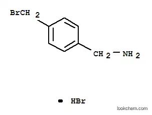 Molecular Structure of 34403-47-9 (4-(BROMOMETHYL)BENZYLAMINE Hydrobromide)