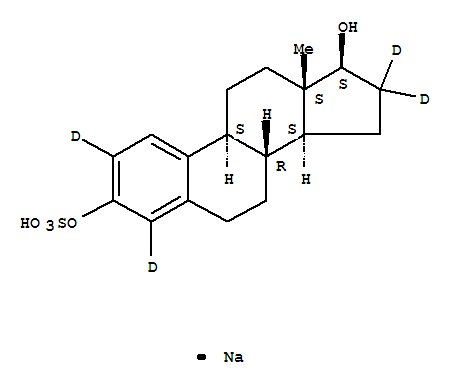 Estra-1,3,5(10)-triene-2,4,16,16-d4-3,17-diol,3-(hydrogen sulfate), monosodium salt, (17a)- (9CI)