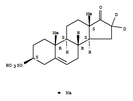 Androst-5-en-17-one-16,16-d2,3-(sulfooxy)-, sodium salt, (3b)- (9CI)