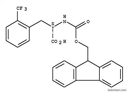 Molecular Structure of 352523-16-1 (FMOC-L-2-TRIFLUOROMETHYLPHENYLALANINE)