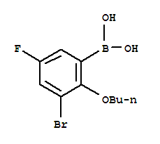 3-Bromo-2-butoxy-5-fluorophenylboronic acid