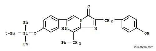 Molecular Structure of 353497-34-4 (Imidazo[1,2-a]pyrazin-3(7H)-one,  6-[4-[[(1,1-dimethylethyl)diphenylsilyl]oxy]phenyl]-2-[(4-hydroxyphenyl)methyl]-8-)
