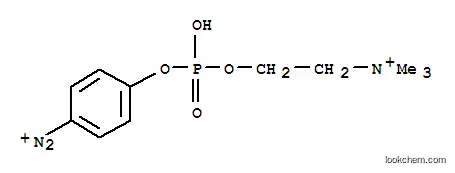 Molecular Structure of 35697-91-7 (p-Diazonium Phenylphosphorylcholine)