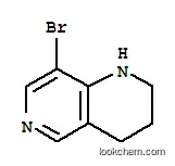 Molecular Structure of 362606-16-4 (8-Bromo-1,2,3,4-tetrahydro-[1,6]naphthyridine)