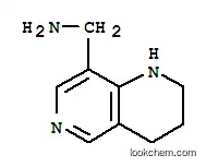 Molecular Structure of 362606-18-6 ((1,2,3,4-Tetrahydro-[1,6]naphthyridin-8-yl)-methylamine)