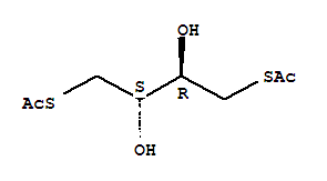 Ethanethioic acid,S,S'-(2,3-dihydroxy-1,4-butanediyl) ester, (R*,S*)- (9CI)
