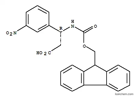 Molecular Structure of 374791-04-5 (FMOC-(R)-3-AMINO-3-(3-NITRO-PHENYL)-PROPIONIC ACID)