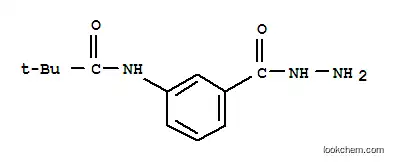 Molecular Structure of 384824-87-7 (Benzoic acid, 3-[(2,2-dimethyl-1-oxopropyl)amino]-, hydrazide (9CI))