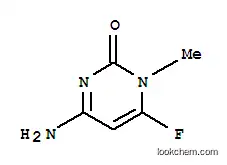 Molecular Structure of 387334-43-2 (2(1H)-Pyrimidinone,4-amino-6-fluoro-1-methyl-(9CI))