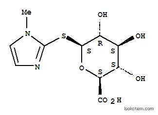 Molecular Structure of 39038-19-2 (Methimazole Thio-b-D-glucuronide)