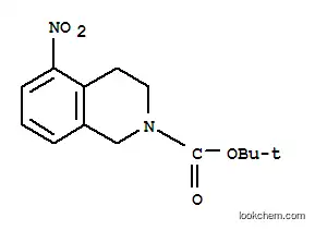 Molecular Structure of 397864-14-1 (5-NITRO-3,4-DIHYDRO-1H-ISOQUINOLINE-2-CARBOXYLIC ACID TERT-BUTYL ESTER)