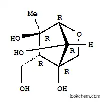 Molecular Structure of 399034-12-9 (2-Oxabicyclo[2.2.1]heptane-4,6,7-triol,5-(hydroxymethyl)-6-methyl-,(1R,4R,5R,6R,7R)-(9CI))