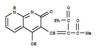 1,3-BUTANEDIONE,2-[(1,2-DIHYDRO-4-HYDROXY-2-OXO-1,8-NAPHTHYRIDIN-3-YL)METHYLENE]-1-PHENYL-CAS