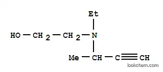 Ethanol, 2-[ethyl(1-methyl-2-propynyl)amino]- (9CI)