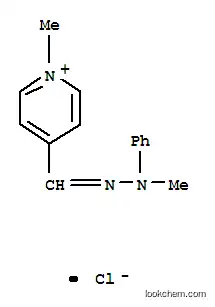 Molecular Structure of 42476-20-0 (Pyridinium,1-methyl-4-[(methylphenylhydrazono)methyl]-,chloride)