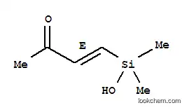 Molecular Structure of 439937-73-2 (3-Buten-2-one, 4-(hydroxydimethylsilyl)-, (3E)- (9CI))