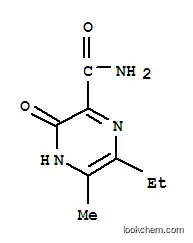 Molecular Structure of 440124-22-1 (Pyrazinecarboxamide, 6-ethyl-3,4-dihydro-5-methyl-3-oxo- (9CI))