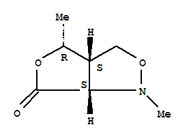3H,6H-FURO[3,4-C]ISOXAZOL-6-ONE,TETRAHYDRO-1,4-DIMETHYL-,(3AS,4R,6AS)-