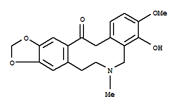Benzo[c][1,3]benzodioxolo[5,6-g]azecin-14(6H)-one,5,7,8,15-tetrahydro-4-hydroxy-3-methoxy-6-methyl-