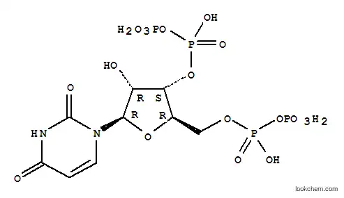 Molecular Structure of 52591-55-6 (uridine 3'-diphosphate 5'-diphosphate)