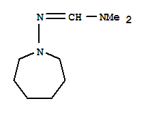 Molecular Structure of 101398-64-5 (1H-Azepin-1-amine,N-[(dimethylamino)methylene]hexahydro-)