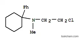 Molecular Structure of 101931-83-3 (N-(2-chloroethyl)-N-methyl-1-phenylcyclohexanamine)