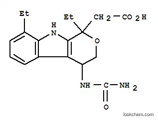 Molecular Structure of 111478-85-4 (4-ureidoetodolac)