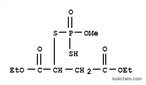 Molecular Structure of 1116-04-7 (Butanedioic acid,2-[(mercaptomethoxyphosphinyl)thio]-, 1,4-diethyl ester)