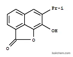 2H-Naphtho[1,8-bc]furan-2-one,8-hydroxy-7-(1-methylethyl)-