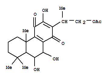 1,4-Phenanthrenedione,2-[2-(acetyloxy)-1-methylethyl]-4b,5,6,7,8,8a,9,10-octahydro-3,9,10-trihydroxy-4b,8,8-trimethyl-(9CI)