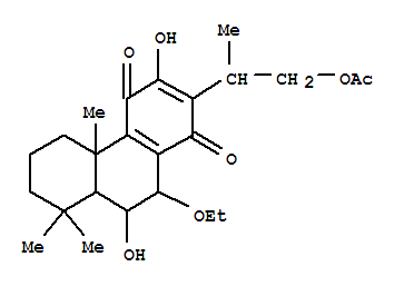 1,4-Phenanthrenedione,2-[2-(acetyloxy)-1-methylethyl]-10-ethoxy-4b,5,6,7,8,8a,9,10-octahydro-3,9-dihydroxy-4b,8,8-trimethyl-(9CI)