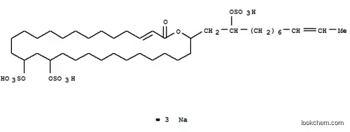 Molecular Structure of 121313-79-9 ((2-sulfonate-9-undecenyl)oxacyclotriacont-3-ene-2-one-16,18-disulfonate)