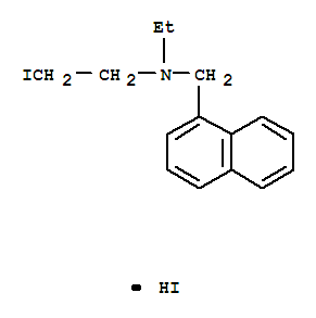 1-Naphthalenemethanamine,N-ethyl-N-(2-iodoethyl)-, hydriodide (1:1) cas  1214-29-5