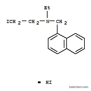 Molecular Structure of 1214-29-5 (N-ethyl-2-iodo-N-(naphthalen-1-ylmethyl)ethanamine)