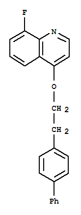 124533-95-5,4-(2-(1,1'-Biphenyl)-4-ylethoxy)-8-fluoroquinoline,4-(2-(1,1'-Biphenyl)-4-ylethoxy)-8-fluoroquinoline