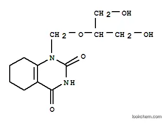 Molecular Structure of 126259-82-3 (1-(1,3-dihydroxy-2-propoxymethyl)-5,6-tetramethyleneuracil)