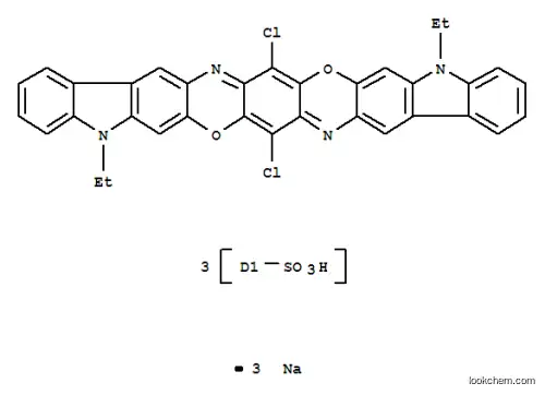 Molecular Structure of 1324-58-9 (REMASTRAL BLUE FFRL)