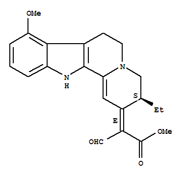 Propanoic acid,2-[(3S)-3-ethyl-3,4,7,12-tetrahydro-8-methoxyindolo[2,3-a]quinolizin-2(6H)-ylidene]-3-oxo-,methyl ester, (2E)-