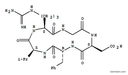 Molecular Structure of 137813-35-5 (CYCLO(ARG-GLY-ASP-D-PHE-VAL))